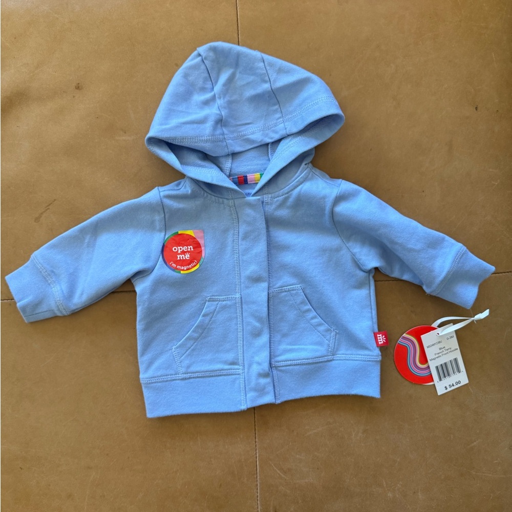 Magnetic Me Organic Cotton Hoodie 0-3M NWT